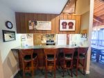 Mammoth Lakes Condo Rental Sunshine Village 168 - Kitchen Counter Bar Area